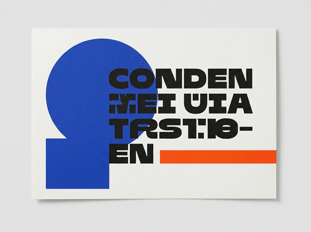 Editorial poster analyzed for layout color and texture