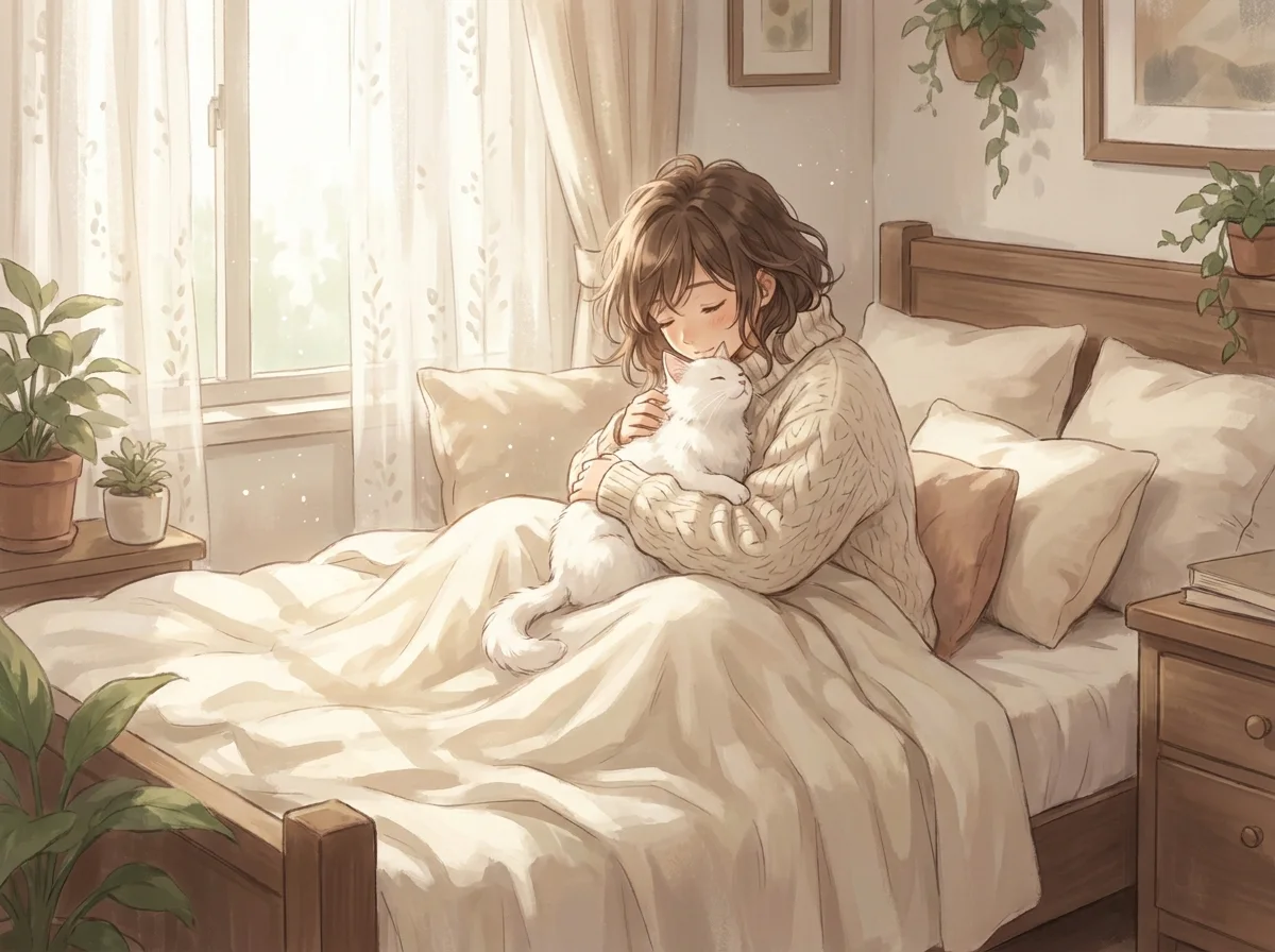 Cozy reference image converted into an editable subject prompt
